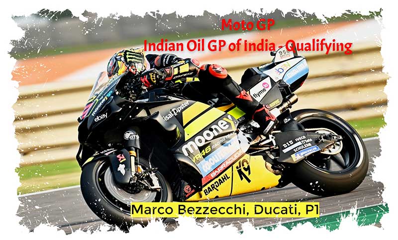 MotoGP, Bezzecchi décroche la première pole du GP d’Inde