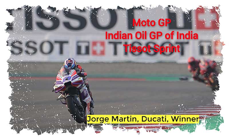MotoGP, Jorge Martín survole la Tissot Sprint et se rapproche de Bagnaia en Inde