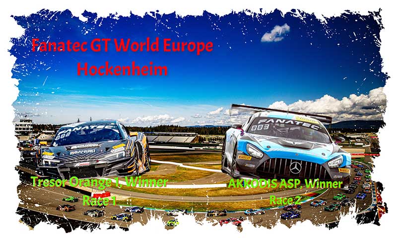 Fanatec GT World Europe, Tresor Orange1 et Akkodis ASP, vainqueurs à Hockenheim