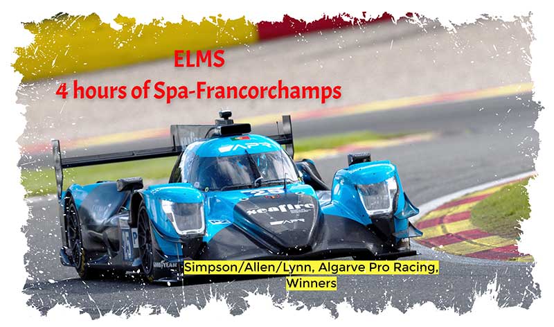 ELMS, Algarve Pro Racing s’impose à Spa Francorchamps et accroît son avance au championnat