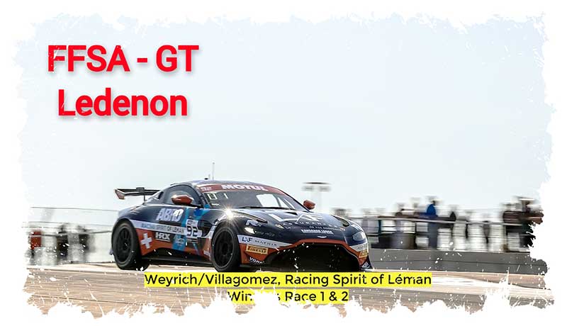 FFSA-GT, Weyrich/Villagomez, Racing Spirit of Léman, vainqueurs en course 1 et 2