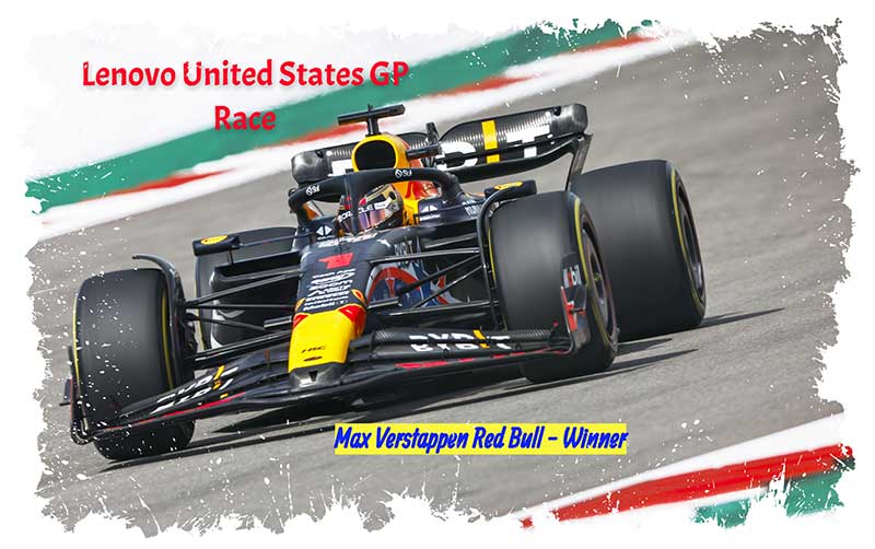 Verstappen résiste à Hamilton et remporte sa 50e victoire en F1 lors du GP des États-Unis. Hamilton et Leclerc déclassés !