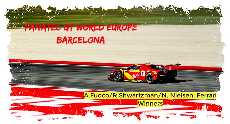 GT World, Barcelone, doublé Ferrari Francorchamps Motors, Akkodis ASP réalise le doublé en Endurance Cup et AF Corse