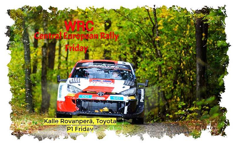 WRC, Rovanperä magistral vendredi, dans les conditions difficiles du Rallye d’Europe Centrale