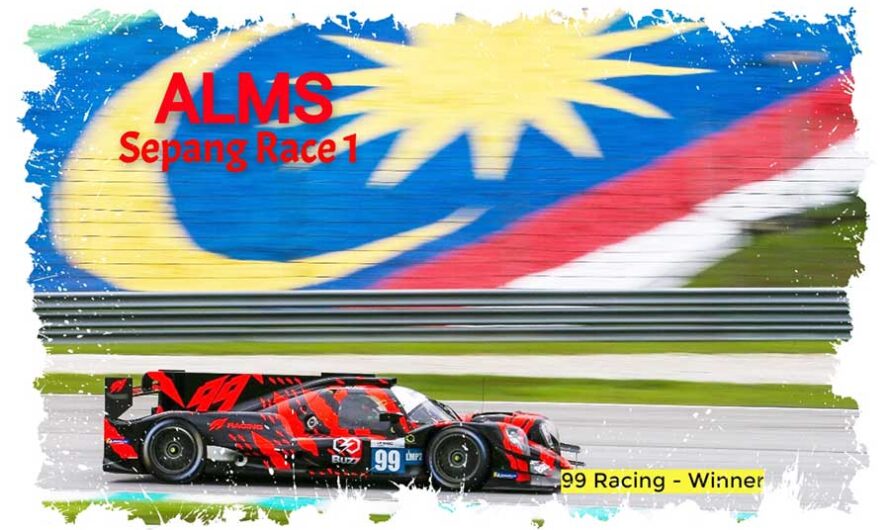 ALMS, 99 Racing s’impose en Course 1 à Sepang, course interrompue à cause de la pluie !