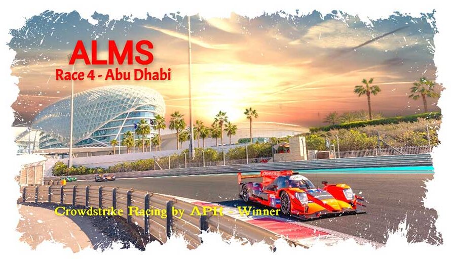 ALMS, CrowdStrike Racing by APR remporte la Course 4 à Abu Dhabi