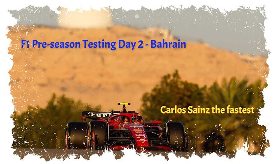 Sainz donne le ton lors de la deuxième journée d’essais de pré-saison alors qu’il améliore la référence précédente de Leclerc à Bahrain