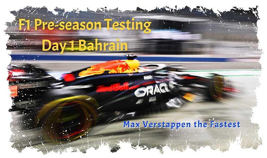 Max Verstappen en tête à Bahreïn à la fin de la première journée d’essais de pré-saison