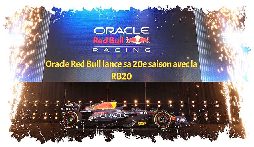 Oracle Red Bull lance sa 20e saison en F1 avec la RB20