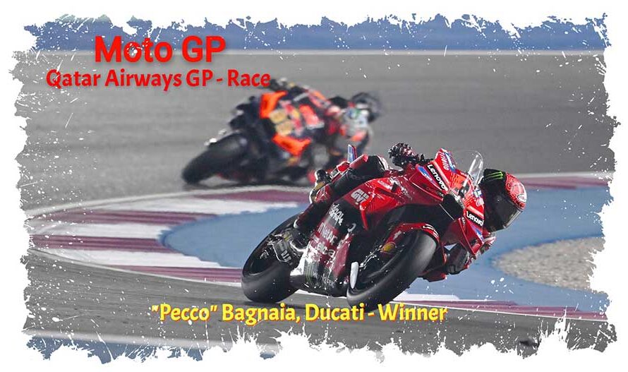 MotoGP, « Pecco » Bagnaia en patron, ouvre son compteur à Lusail au Qatar