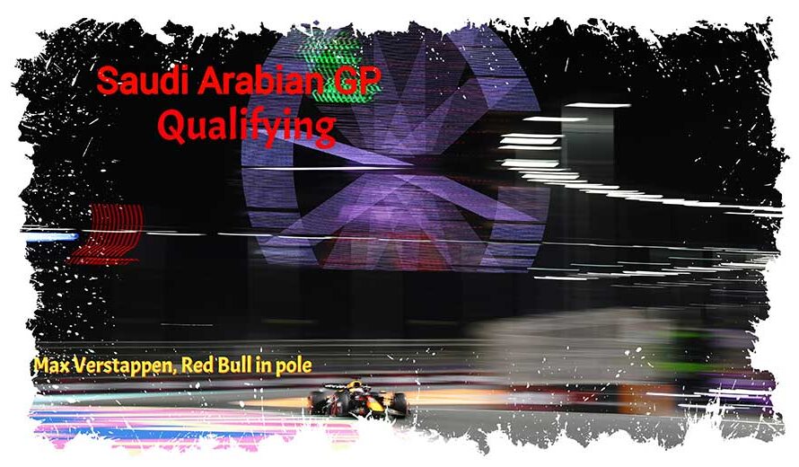Max Verstappen en pole position pour le Grand Prix d’Arabie saoudite en devançant Leclerc et Perez.
