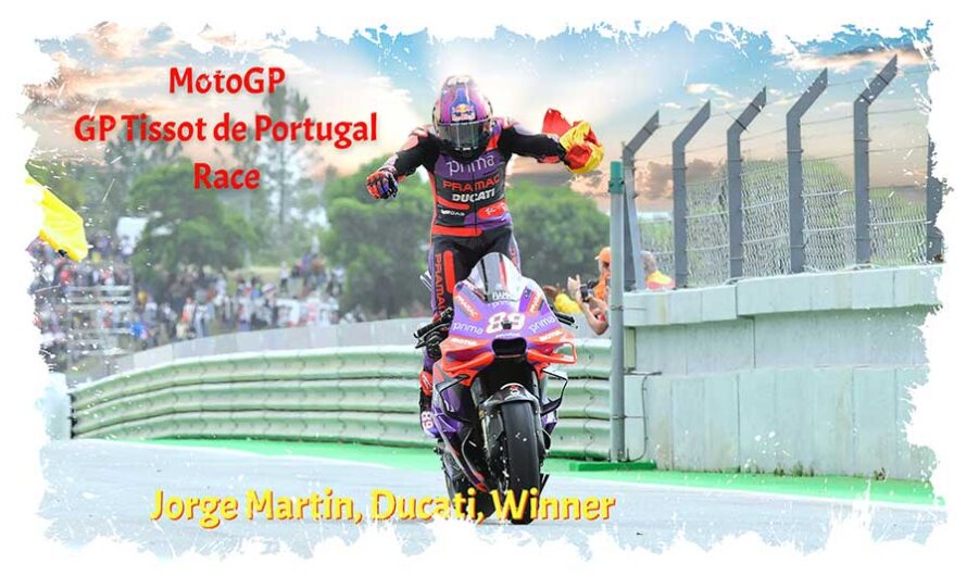 MotoGP, Jorge Martín vainqueur au Portugal, Bagnaia à terre !