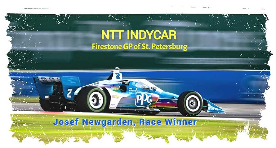 NTT IndyCar, Josef Newgarden s’impose à l’ouverture de la saison à St. Petersburg