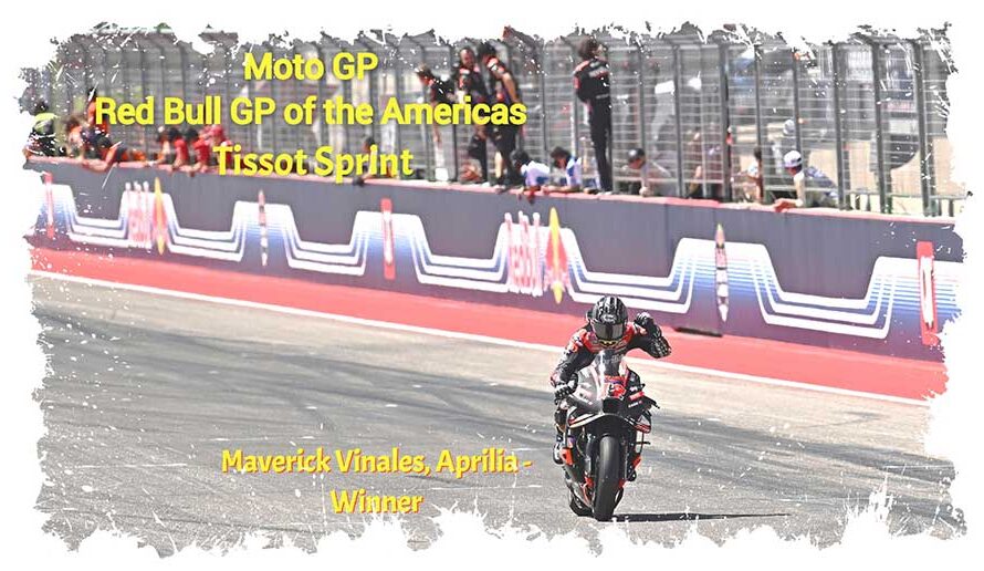 MotoGP, Austin, Maverick Viñales en démonstration en Tissot Sprint