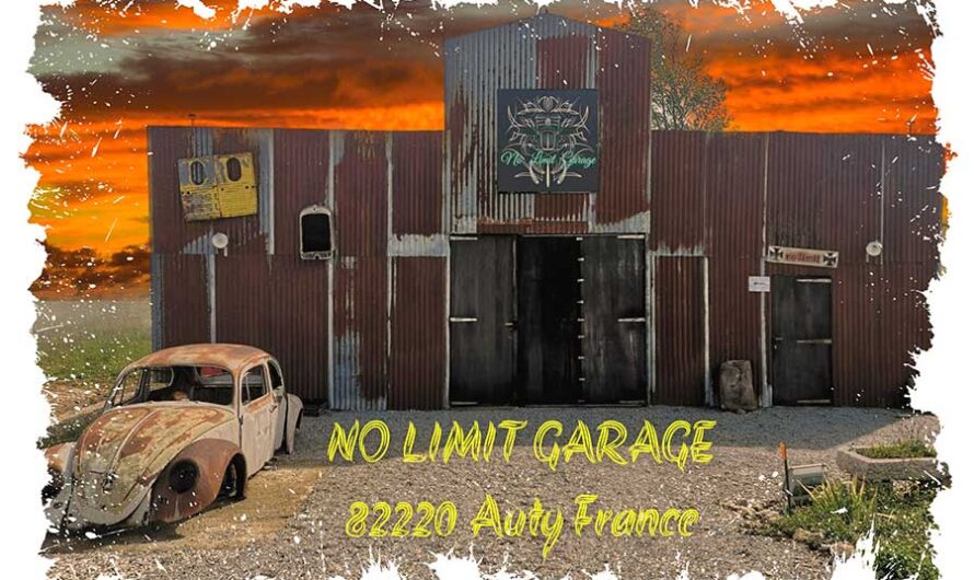Le custom avec « No Limit Garage » à Auty (Midi-Pyrénées – France)