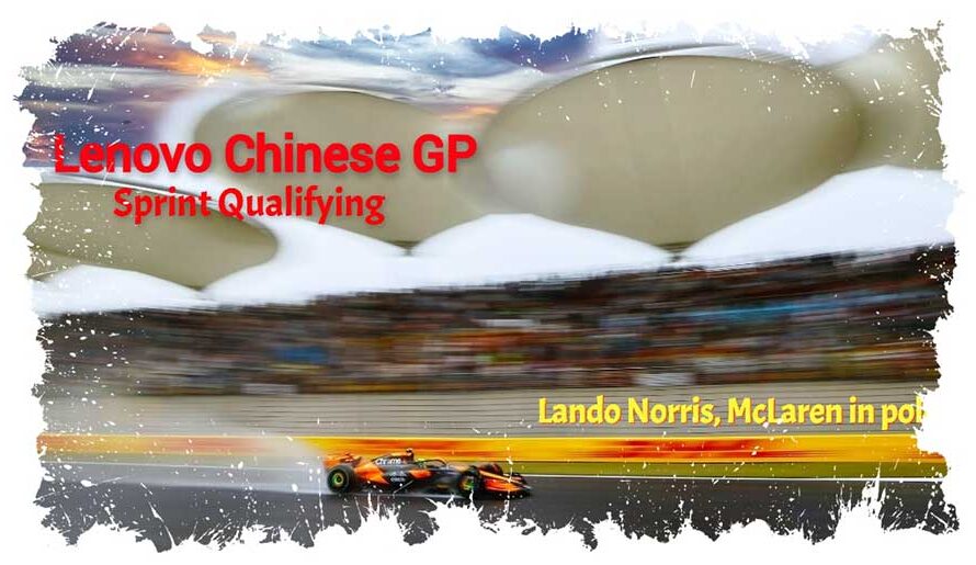 Lando Norris s’empare de la pole position Sprint, dans des conditions météorologiques dantesques au GP de Chine