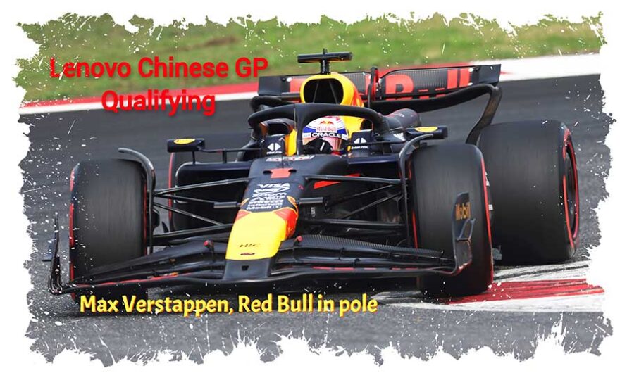 Max Verstappen signe la pole du GP de Chine devant Perez et Alonso