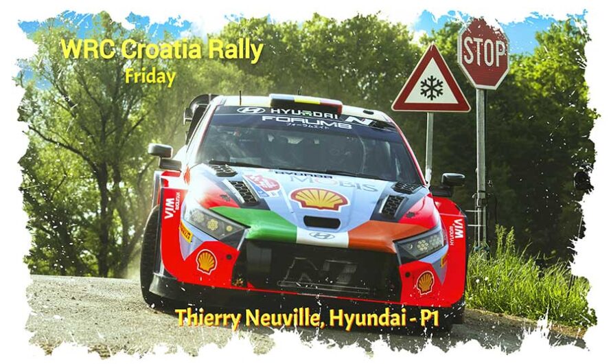 WRC, duel au sommet entre Neuville et Evans, vendredi en Croatie