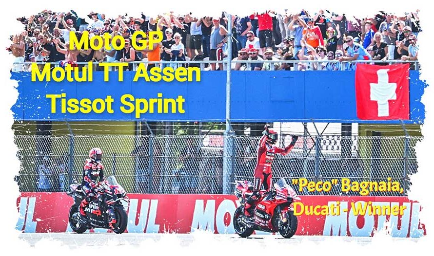 MotoGP, Bagnaia s’impose en patron dans la Tissot Sprint aux Pays-Bas à Assen