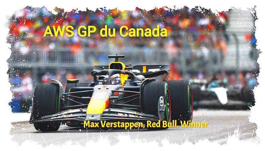Max Verstappen remporte la victoire lors d’un GP du Canada passionnant sur sol sec et mouillé.