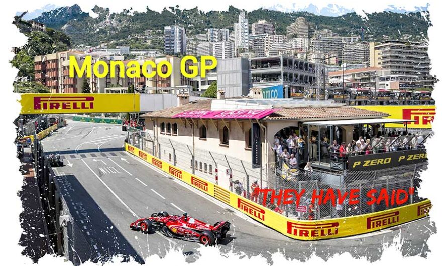 GP de Monaco, Ils ont dit…