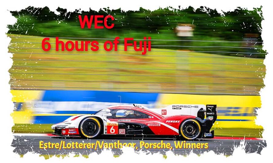 WEC, Porsche remporte les 6 Heures de Fuji