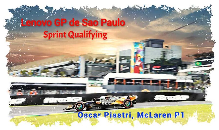 Oscar Piastri devance Norris de 0.029s pour décrocher la pole position des qualifications Sprint à Sao Paulo