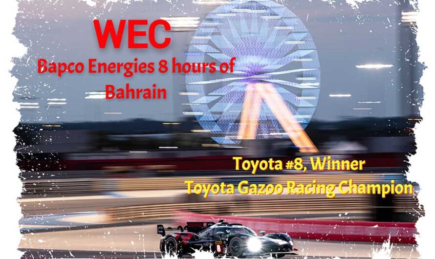 WEC, Toyota vainqueur à Bahreïn, obtient le titre constructeur, à Porsche le titre pilotes