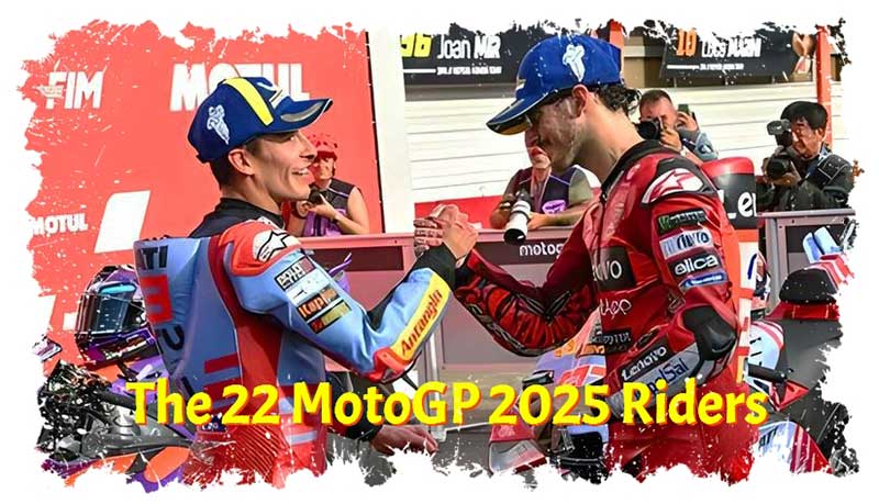 Découvrez les 22 pilotes de la grille MotoGP 2025